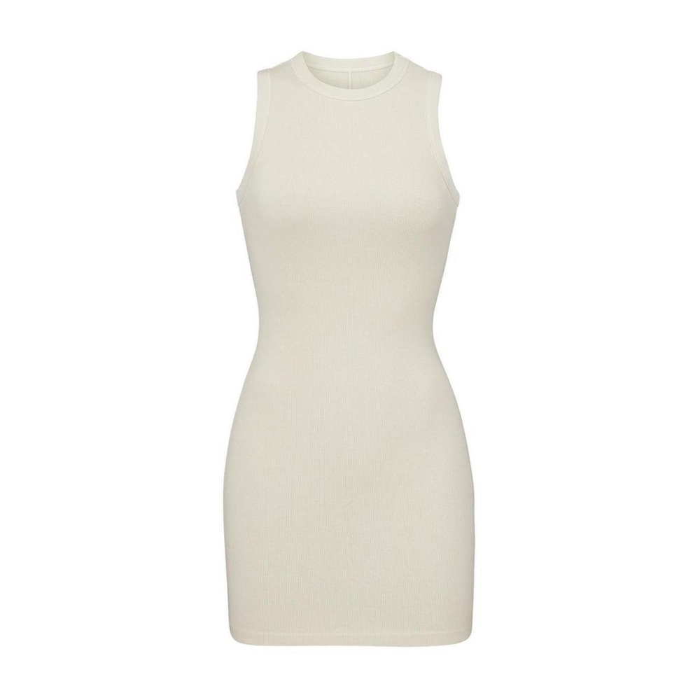 SKIMS Cream Mini Dress